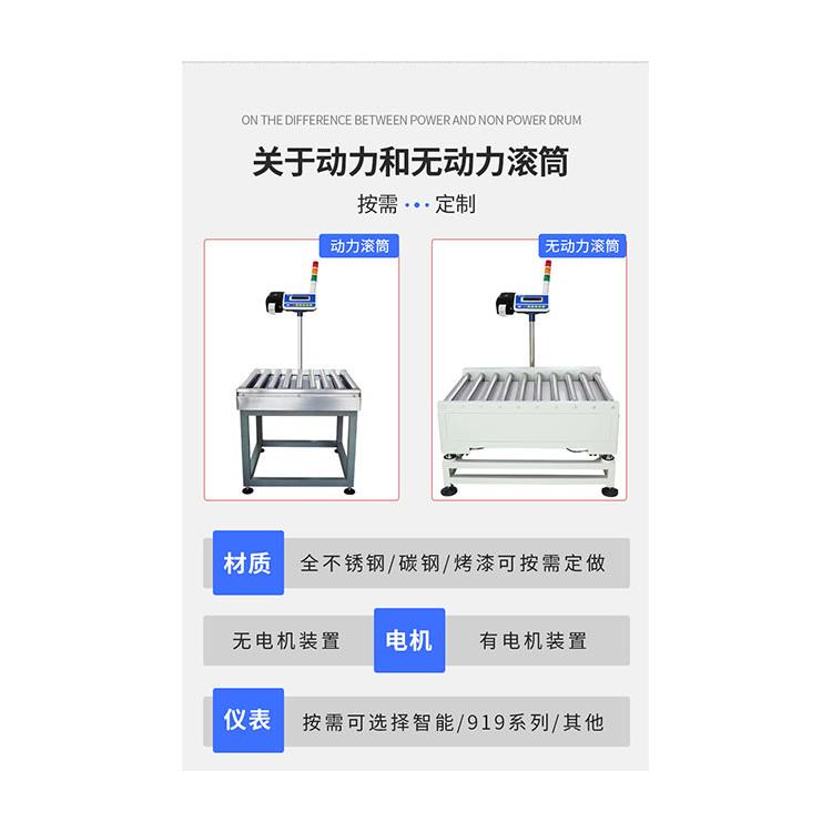 上海带警示功能滚筒电子秤定制 功能丰富 抗干扰能力强