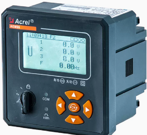 安科瑞多功能电表AEM96嵌入式柜门安装标配谐波计量功能