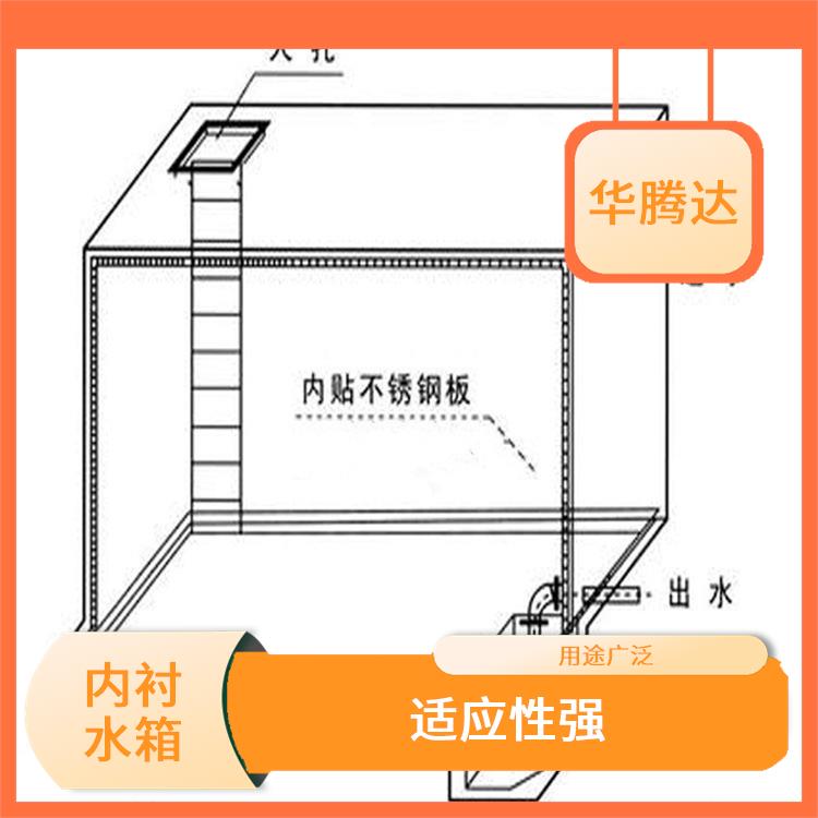 珠海消防内衬水箱厂家 表面光滑 施工设计合理