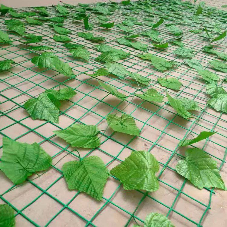 重庆山体绿化网防护网仿真树叶网绿叶网铁丝网矿山覆盖复绿网成都