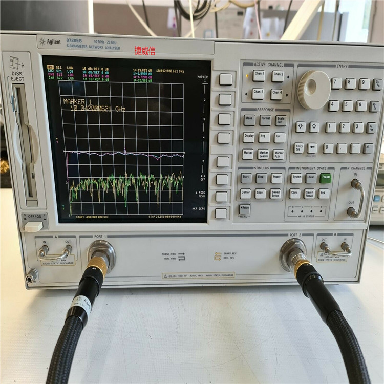 进口二手Agilent8720ES是德HP8720D网络分析仪20G安捷伦8720ET