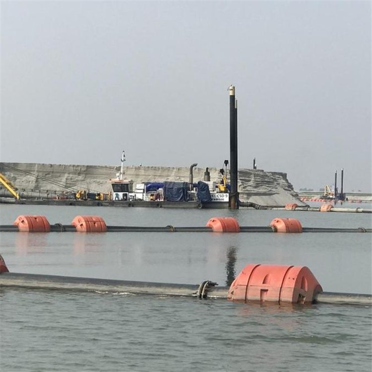 疏浚抽泥管浮筒浮力 PE材质管道浮筒