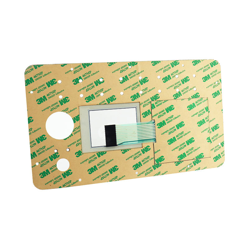P9023252可定制医疗器械带LED式背光薄膜开关耐磨损PC面板大尺寸薄膜按键