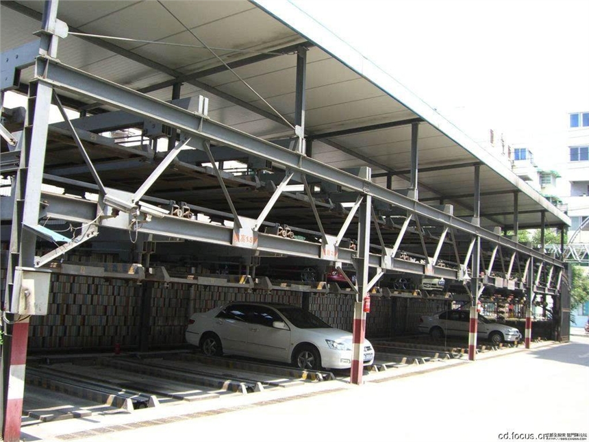 上海出售机械式两层升降横移停车库停车设备