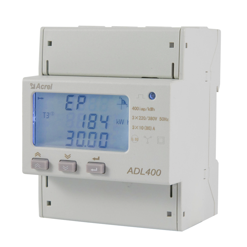 ADL400 导轨式电能计量表 互感器接入3*1-6A