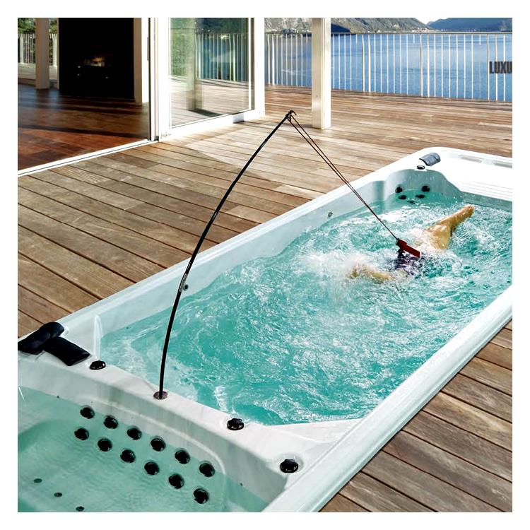 别墅无边际泳池 一体式吊装更方便 济宁别墅安装成品泳池