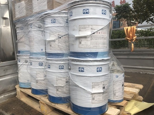 宁波回收PPG庞贝捷油漆 二手油漆回收公司