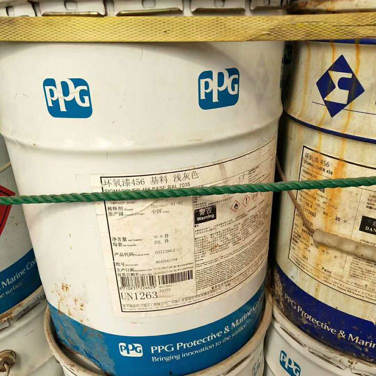 宁波回收过期无锡自抛光防污漆 过期船厂油漆回收价格