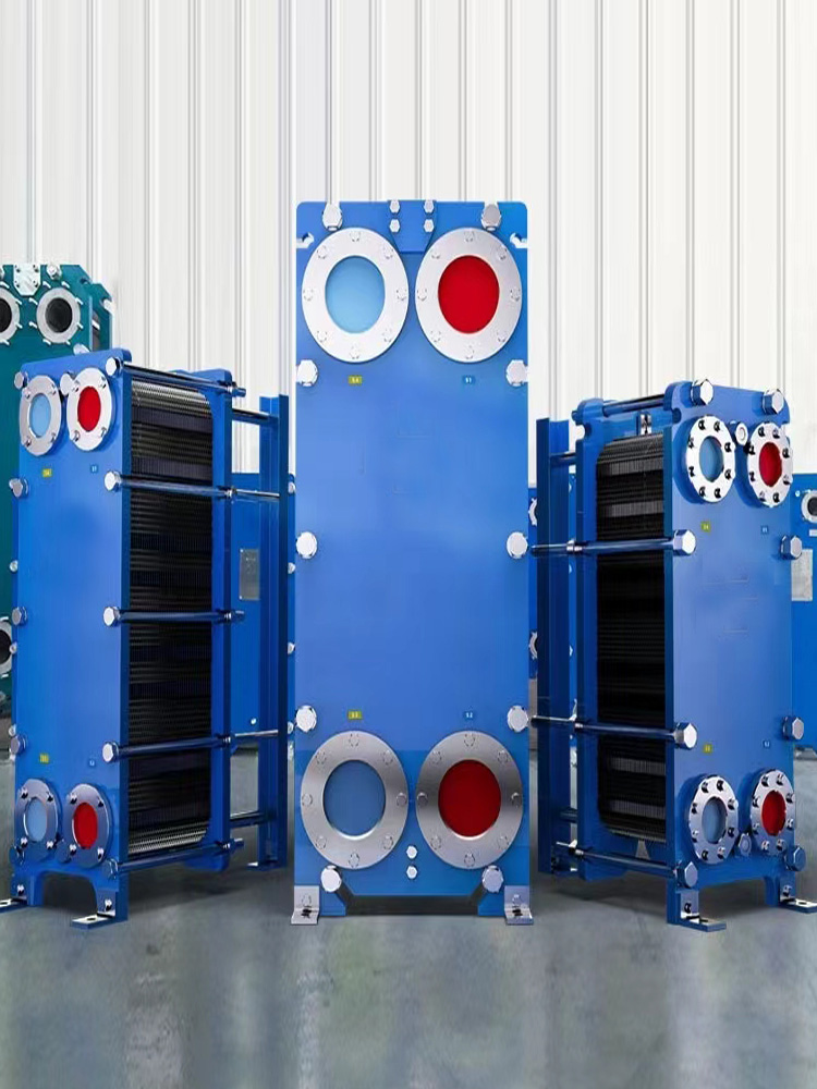 板式换热器水下切粒机造粒机挤出机冷却降温用板式冷却器热交换器