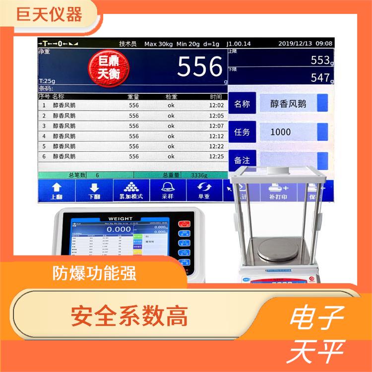 北京自动编辑产品信息的智能电子天平批发 结构简单 承载力度大
