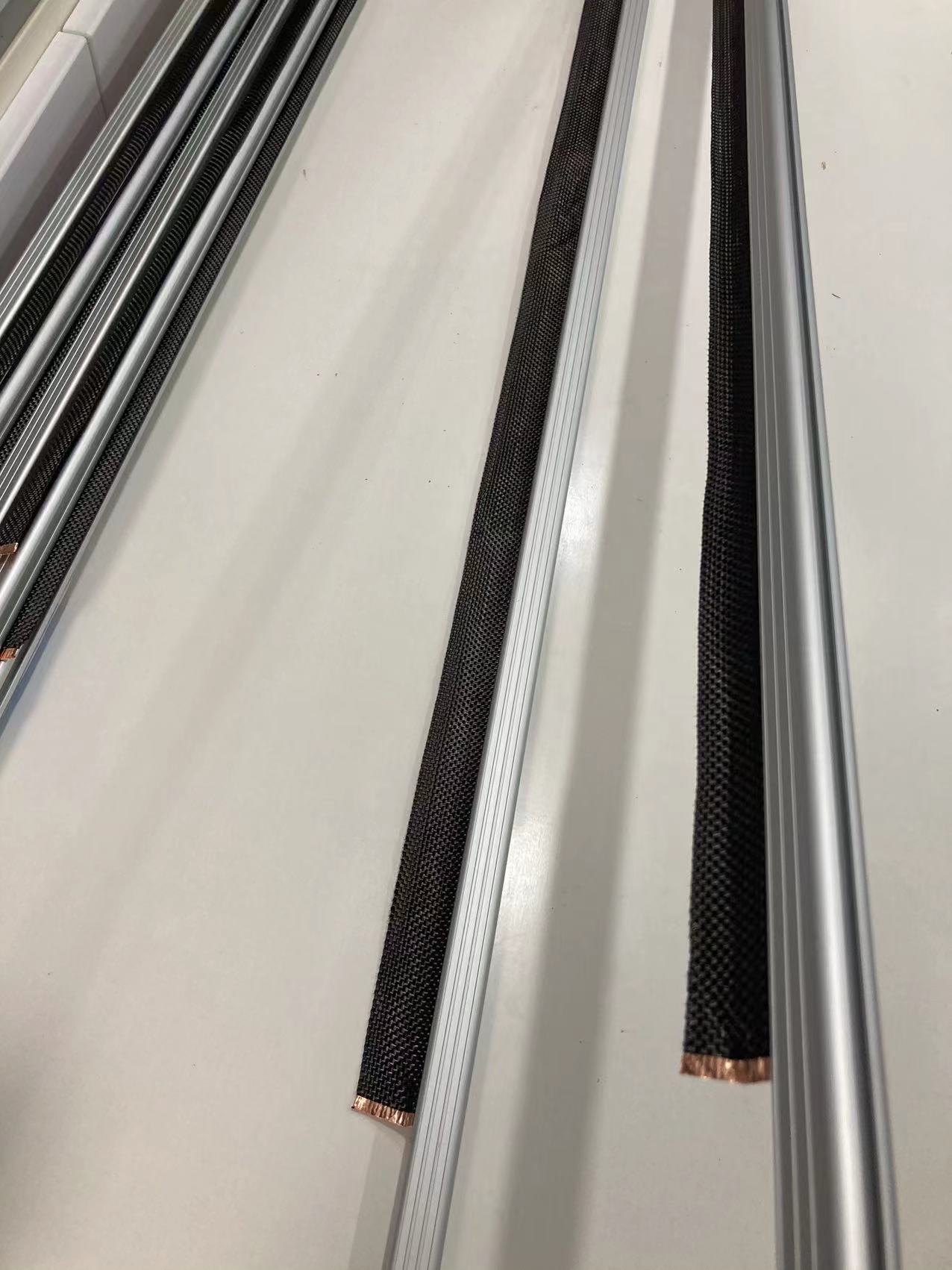 锦汐达静电科技JXD-EB01涂布印刷机静电毛刷，碳纤维编制导电刷长度可定制