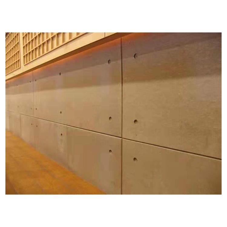 清水混凝土挂板施工材料 水泥抛光板 工程施 工材料用 品质**