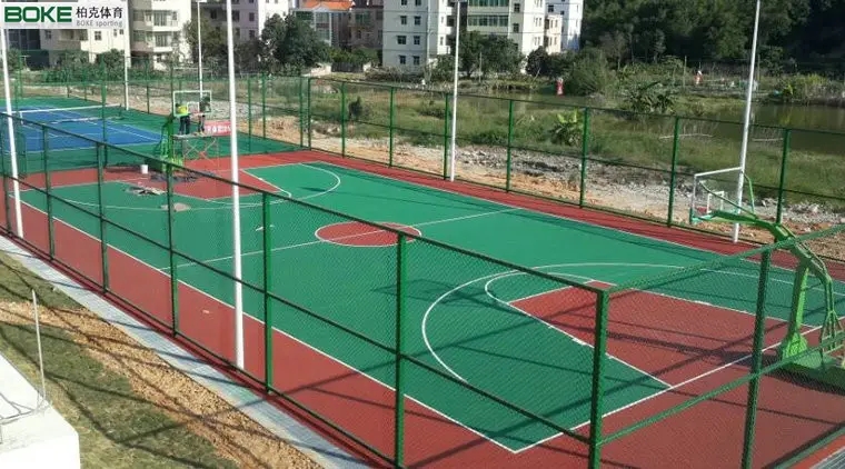 南京塑胶篮球场每平方价格