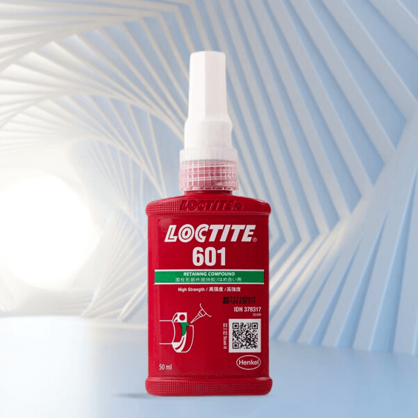 乐泰loctite601固持强力胶 高强度耐高温*性粘接可发荧光便于检查 绿色液体胶水