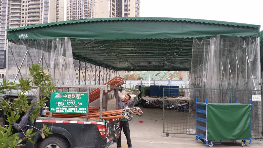 江苏徐州 电动雨蓬 推拉式帐篷 多种规格