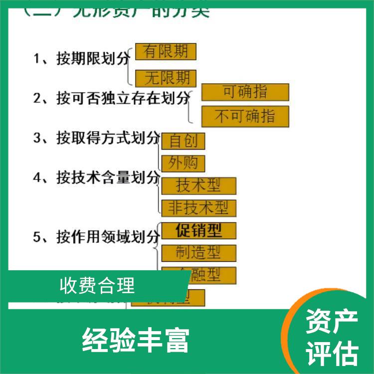 四川无形资产评估评估费用 报告严谨 多年评估经验