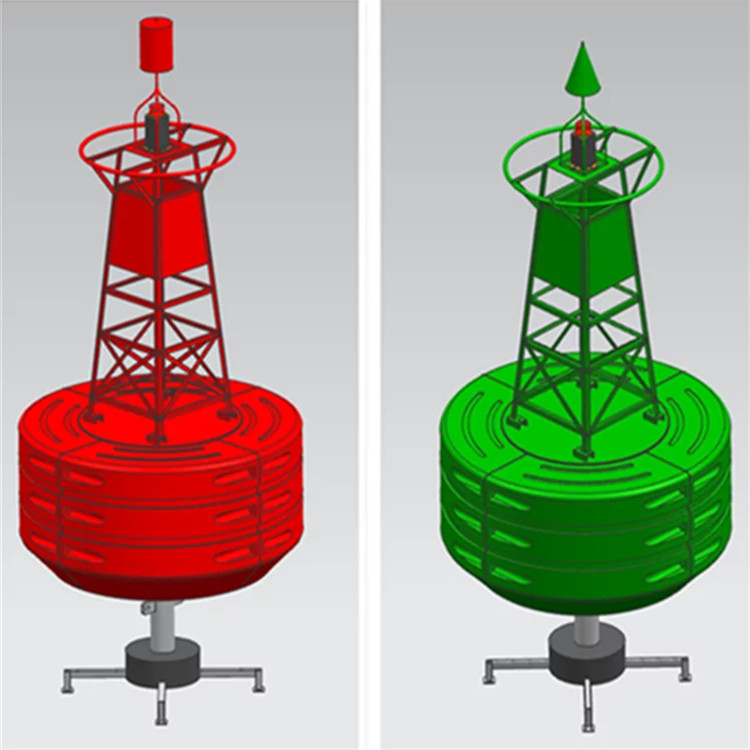 港口水域设灯浮标海域方位航标 PE侧面浮标供应