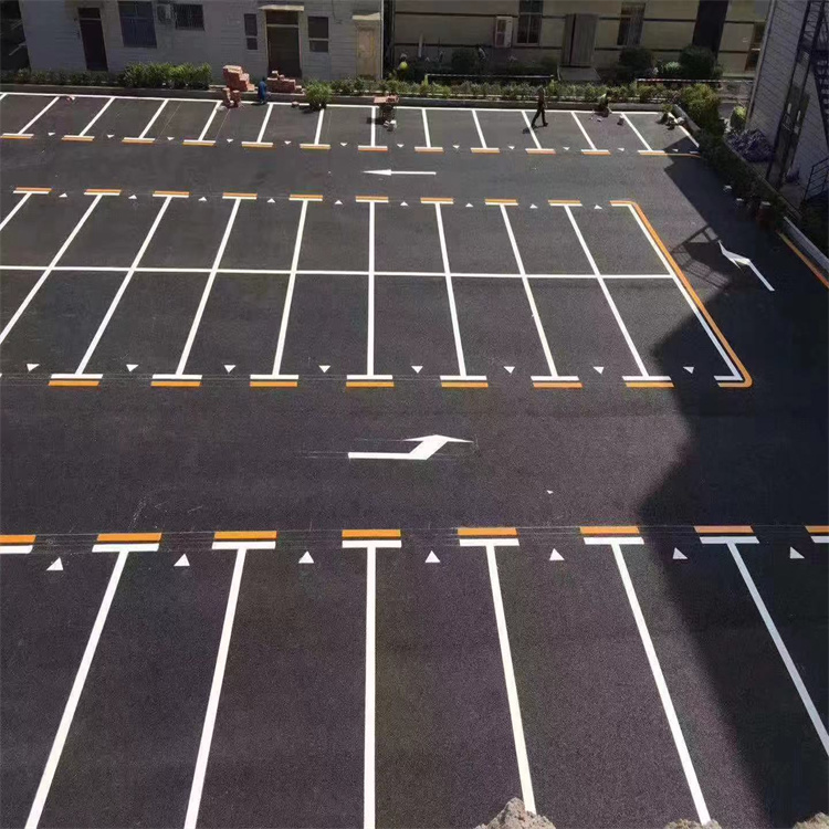 仙桃停车场划线 可以按定制施工