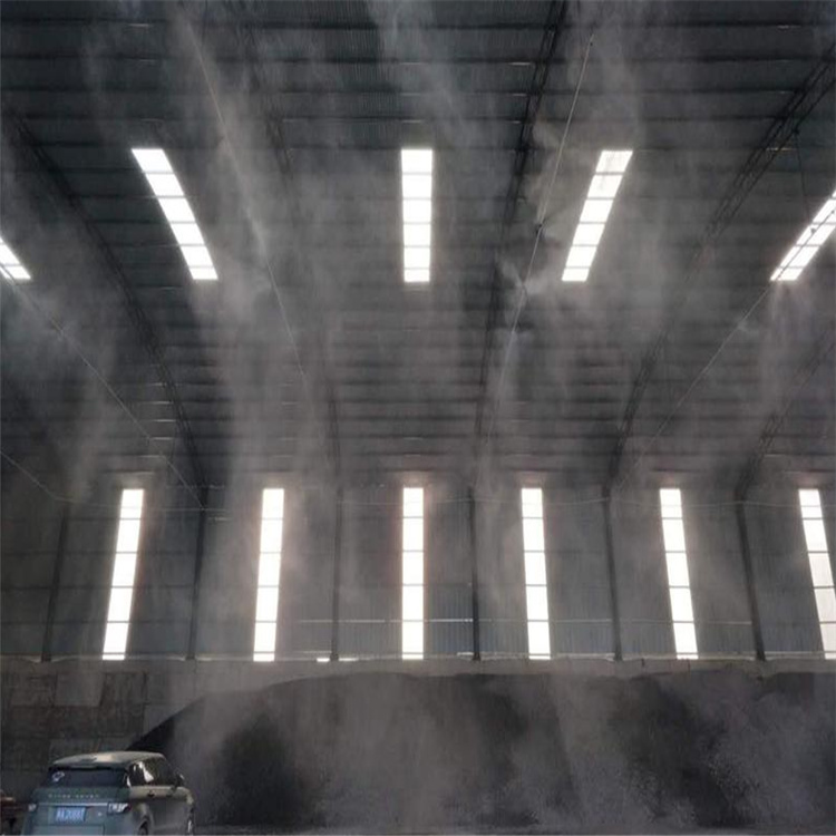 潮州车间厂房喷雾降温远程控制_高压雾森喷雾降尘降温