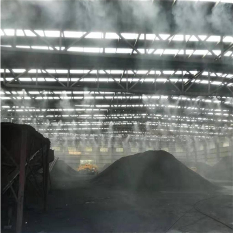 泸州工厂道路喷淋远程控制_高压雾森喷雾降尘降温