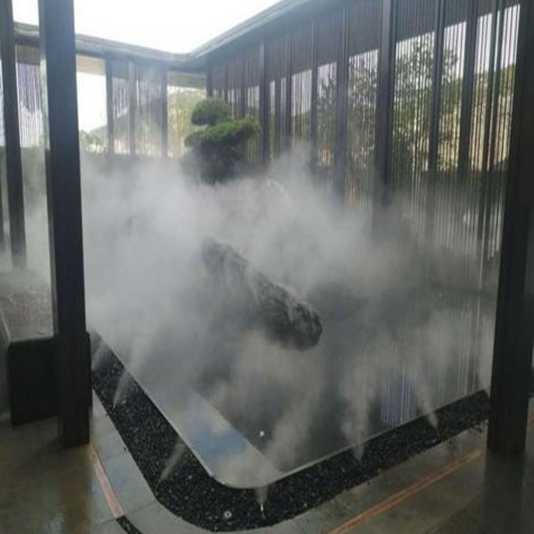 迪庆火锅店铺景观造雾在线咨询_高压雾森系统