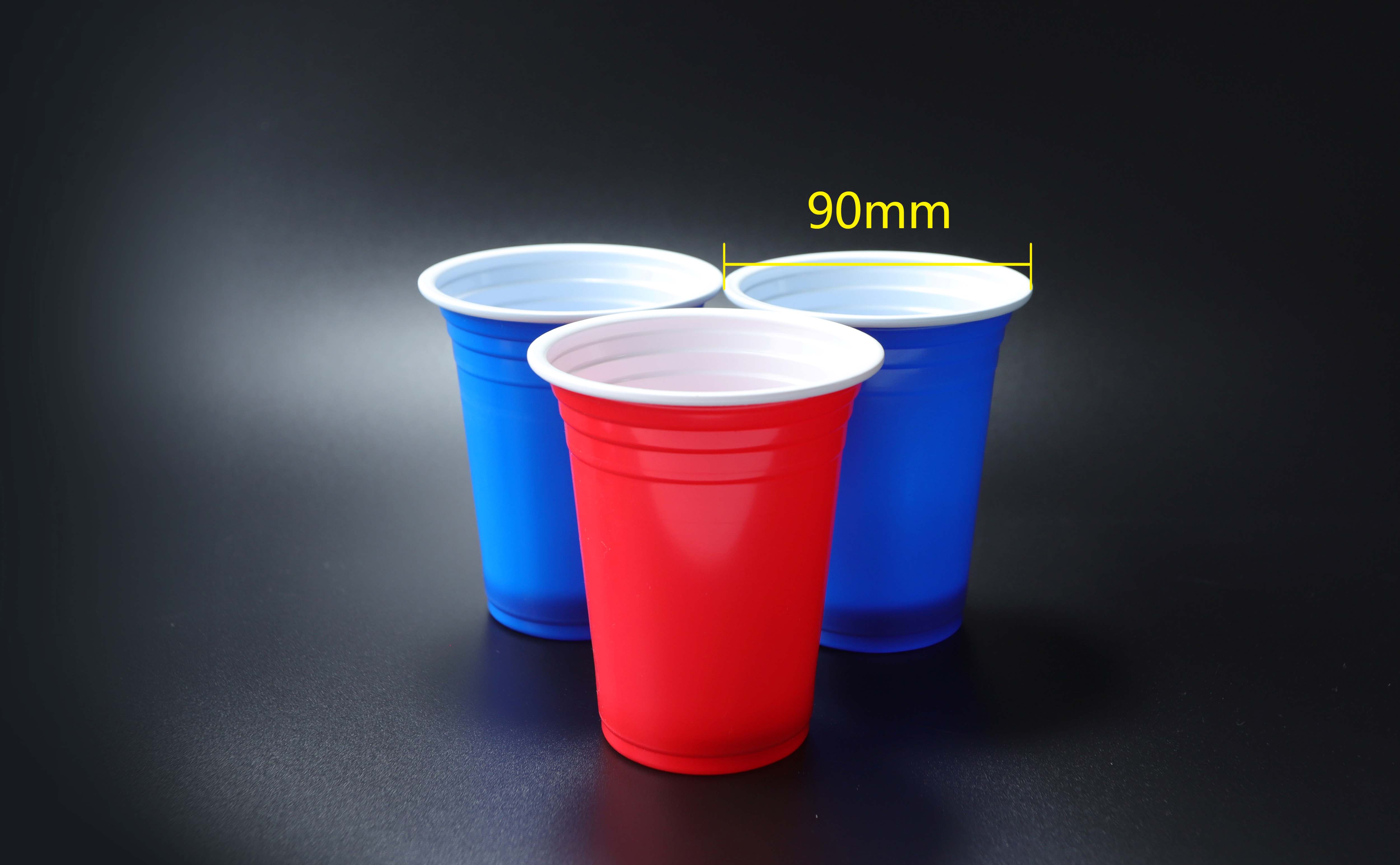 双色杯 游戏杯 一次性杯子 出口品质 多种型号可供选择 鑫邦