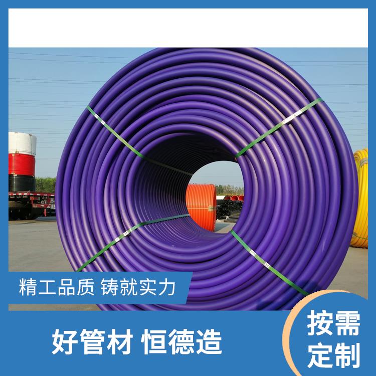 黄冈HDPE硅芯管道 HDPE硅芯管供应商 pe电力管