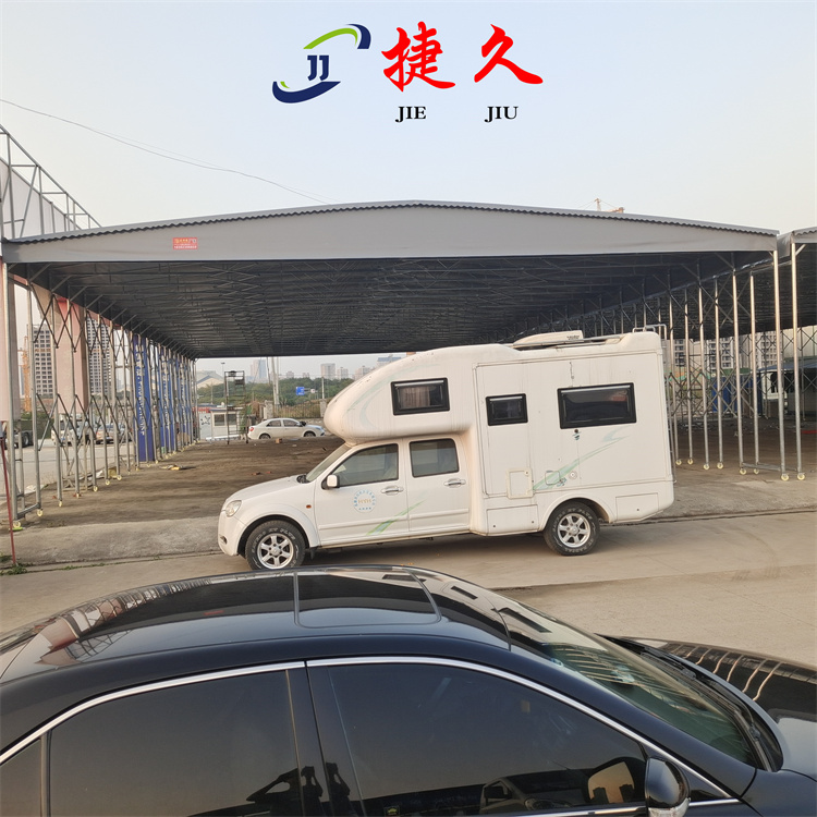 武胜县 大型工业户外物流仓库篷 可移动遮雨蓬 活动推拉雨棚