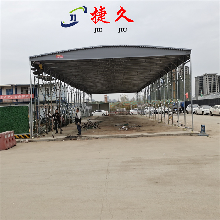 隆昌县 大型电动屋顶帐篷 楼顶活动伸缩篷 遮阳仓库雨蓬