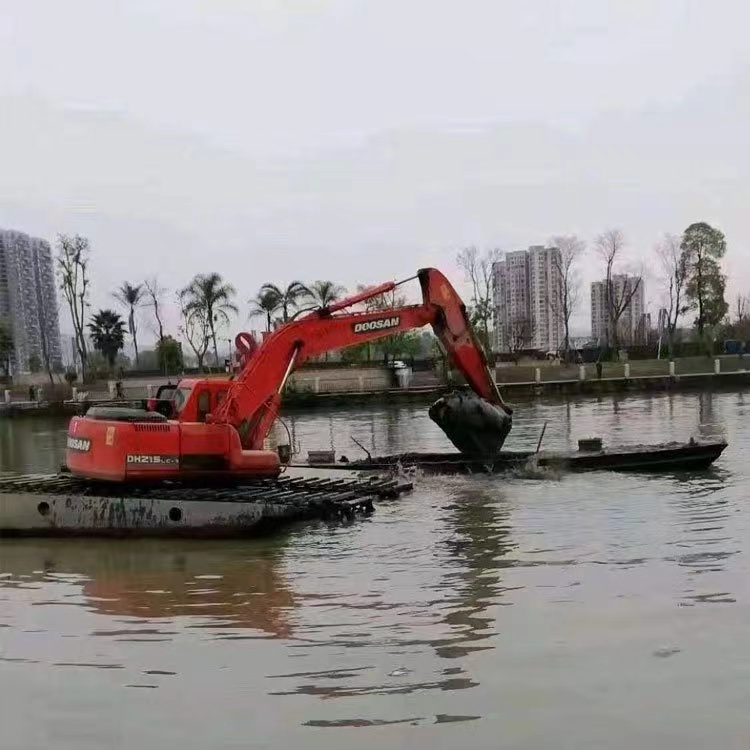 云浮湿地船挖机出租租赁