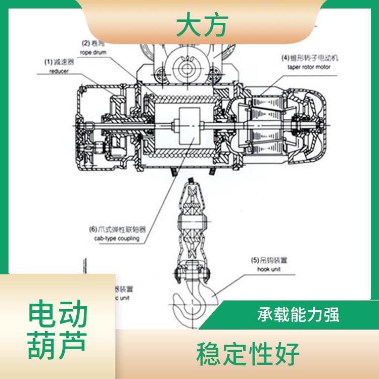 河南大方CD電動(dòng)葫蘆 自重輕