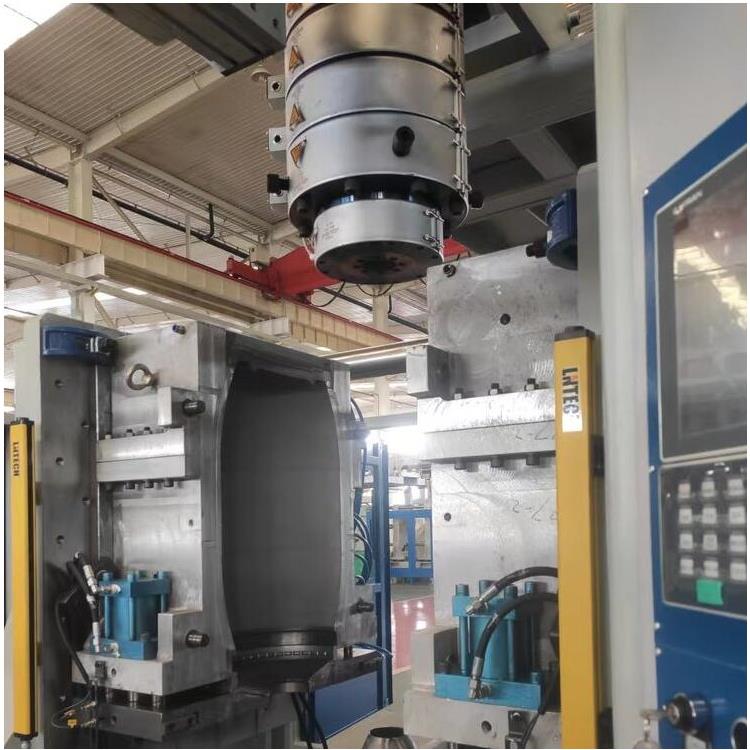 福州200l化工桶吹塑机生产机器设备双环桶生产设备