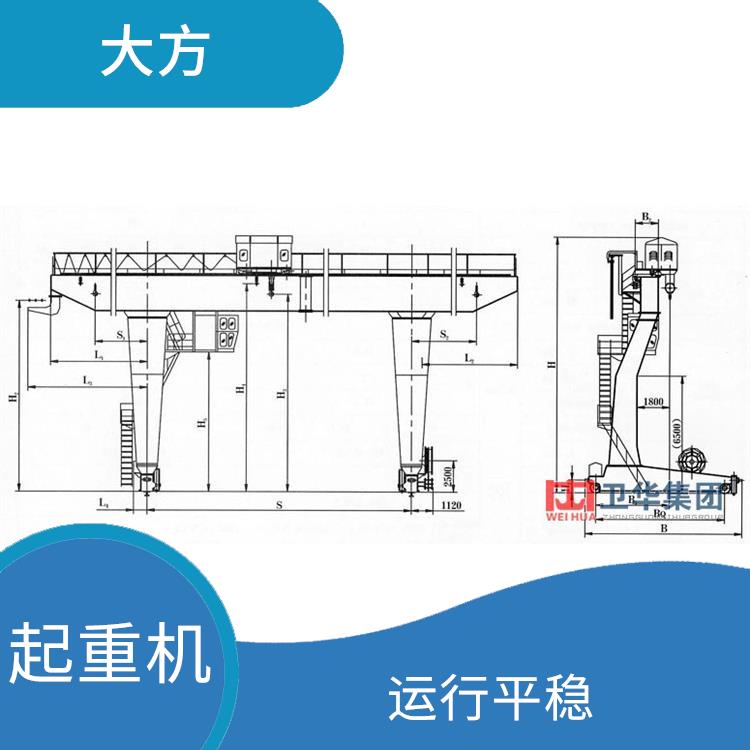 偏掛單梁門式起重機 起重量大 安裝方便