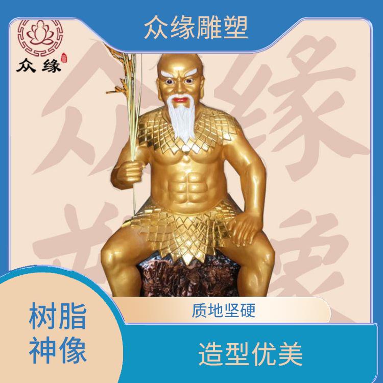 广东彩绘伏羲神像 外观精美 造型优美