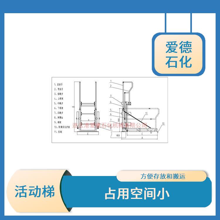 亳州鹤管活动梯厂家 方便存放和搬运 可以折叠或收缩