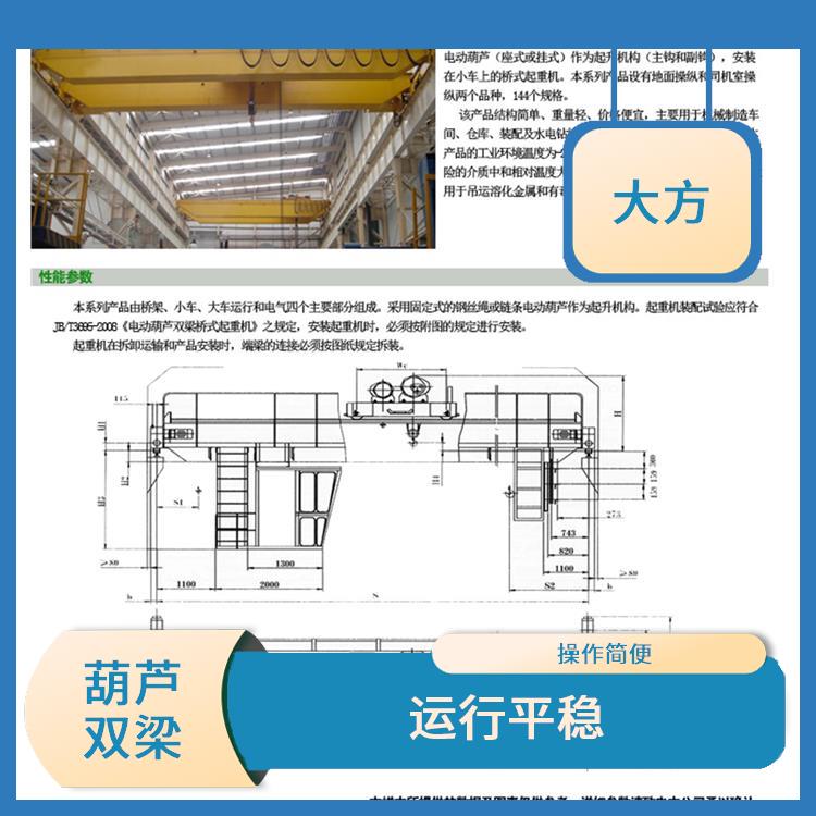 平頂山LH型葫蘆橋雙 承載能力強(qiáng)