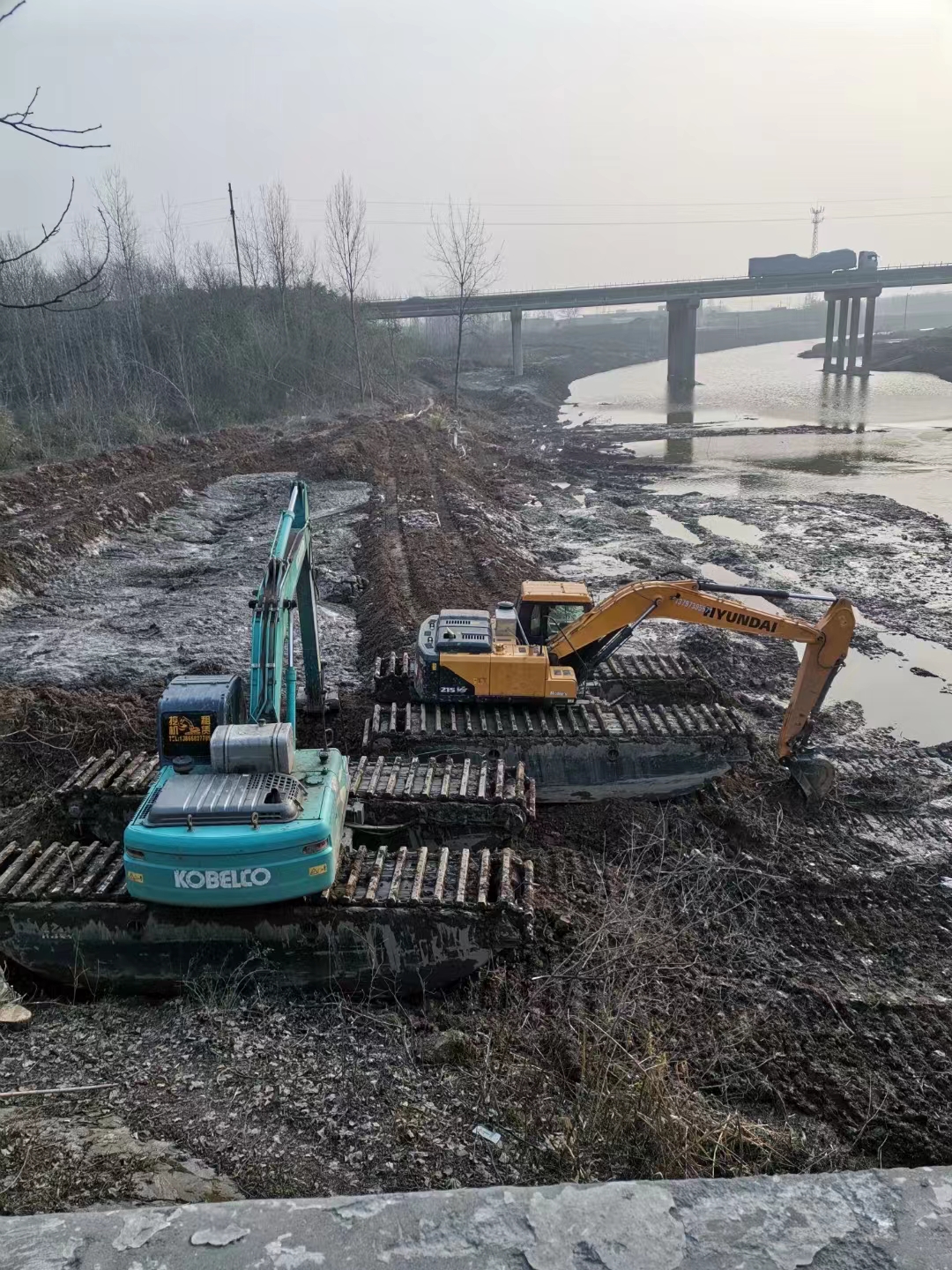 广州水下挖掘机租赁