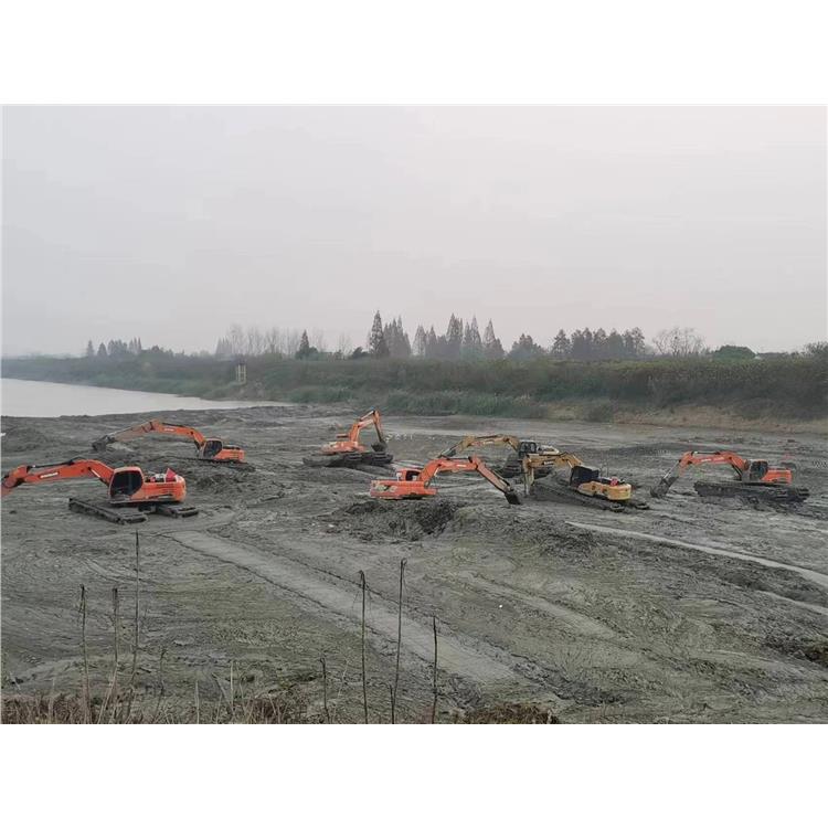 遂宁附近小挖机水陆 大型 水陆两用挖掘机租赁