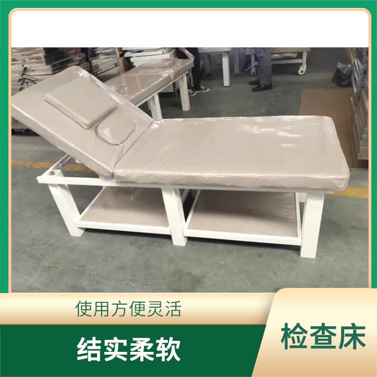 钢制检查床 结构稳定 能很好的降低医护人员的工作强度