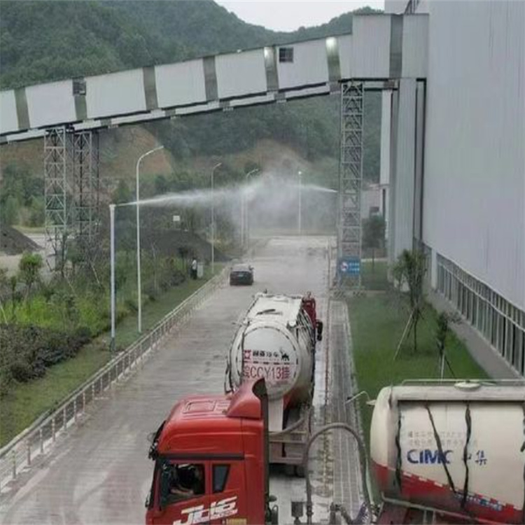 重庆綦江车间厂房喷淋降尘设备/施工道路加湿除尘系统