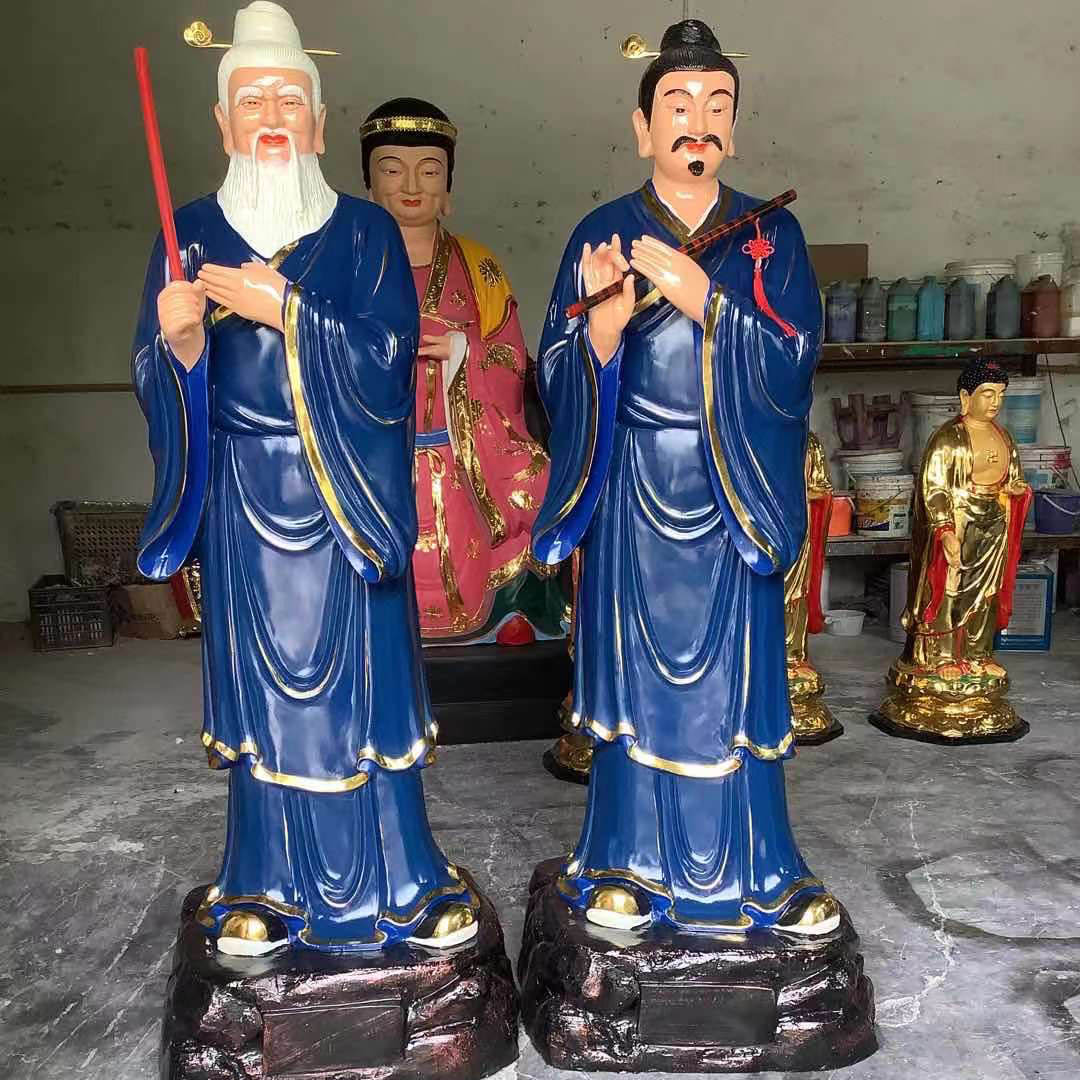 王重阳神像1.3米 全真派创派祖师雕塑 全真道人神像 树脂神像 佛像厂家
