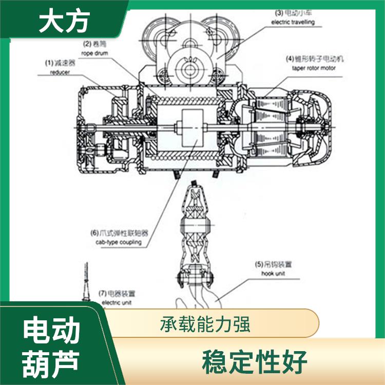 電動葫蘆定制 操作簡單 穩(wěn)定性好