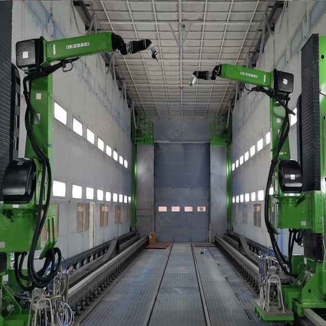 广州工业智能喷漆机器人生产线方案,免编程喷涂机器人