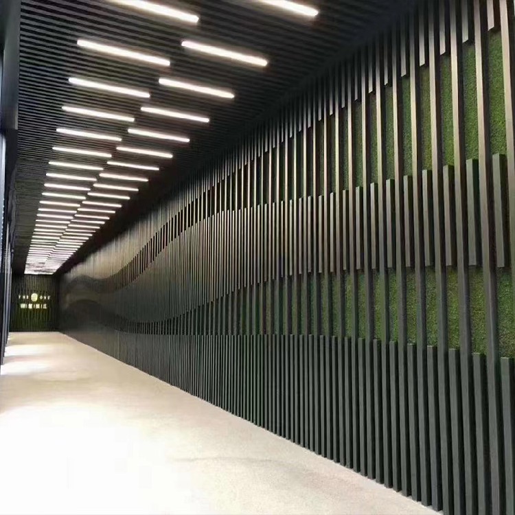 弧形铝方通中国香港铝方通铝方通弧形吊顶装饰