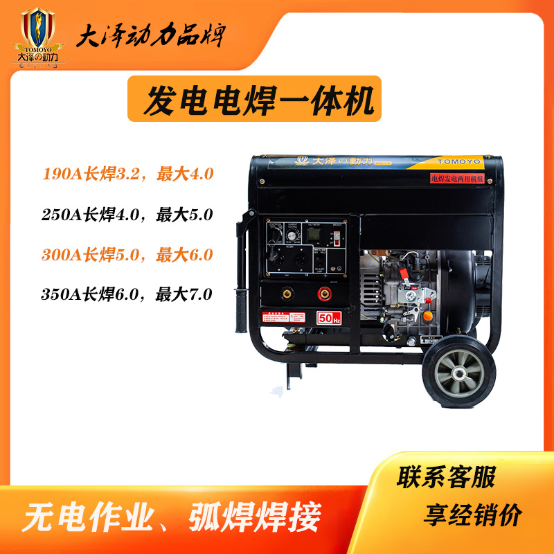 190A柴油发电电焊机TO190A自发电