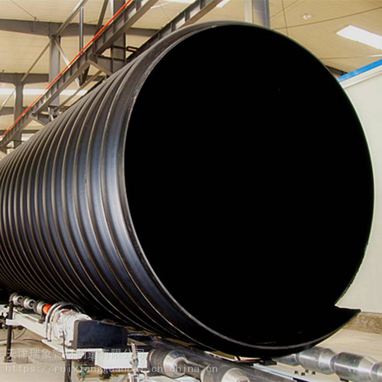 DN200钢带增强螺旋波纹管8公斤的多少钱，钢带管排污管道波纹管