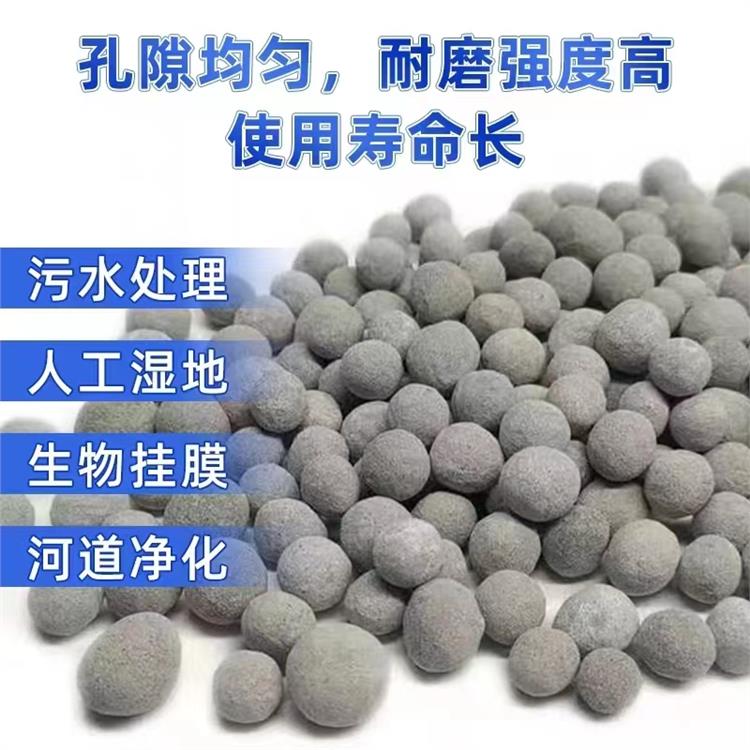 轻质挂膜生物陶粒滤料 哈尔滨粘土陶粒滤料规格