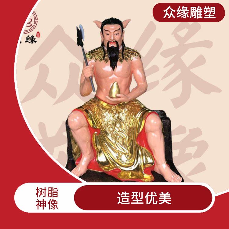 安徽彩绘伏羲神像 外观精美 制作工艺精细