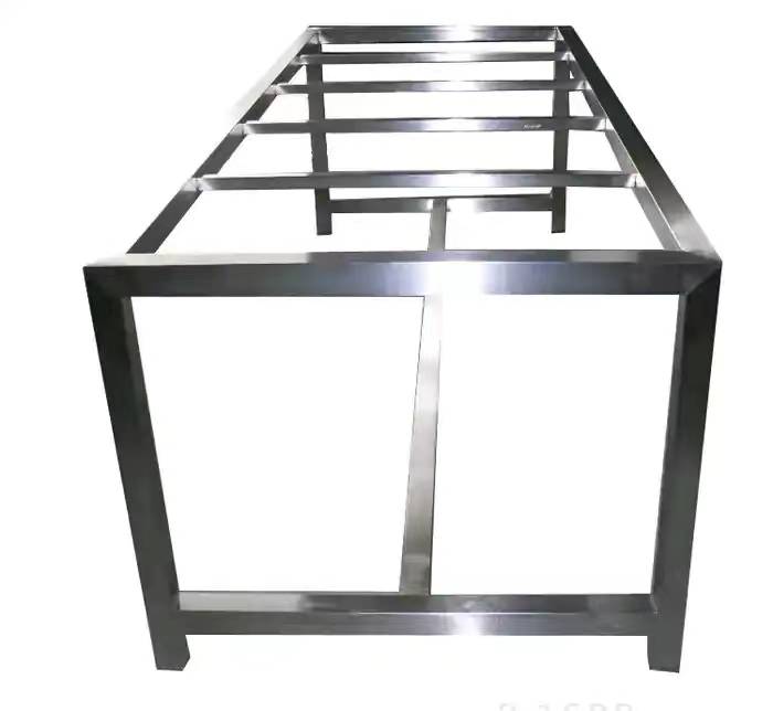 房山区定制工作台桌子 焊接加工不锈钢铁艺架子
