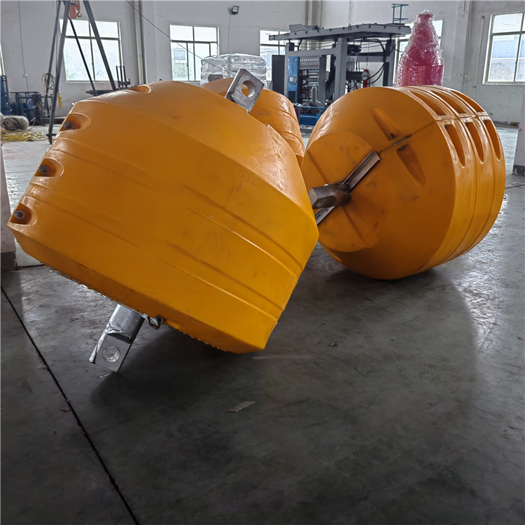 罐体黄色塑料浮标用途 海上界桩浮球 系船浮筒厂家